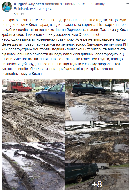 "Везде такая картина": в Киеве пожаловались на грязь от автомобилей (фото)